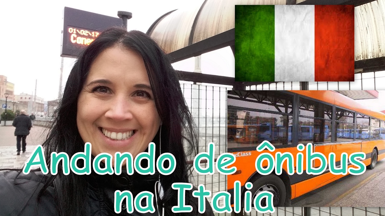 Como andar de ônibus na Italia (Evite ser multado) -2017 vlog 07