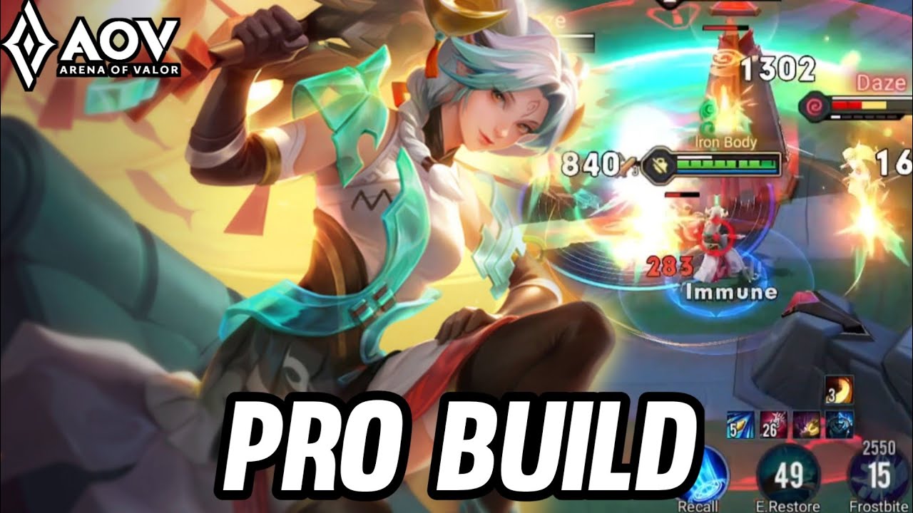 AOV : ASTRID GAMEPLAY | PRO BUILD - ARENA OF VALOR LI&Ecirc;NQU&Acirc;NMOBILE ROV COT