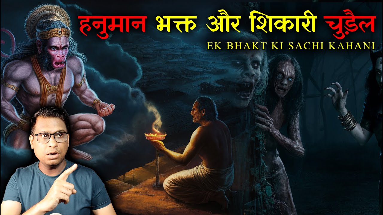हनुमान भक्त और शिकारी चुड़ैल  😱😱 | Hanuman ji Hindi Horror Stories | PuneetSway