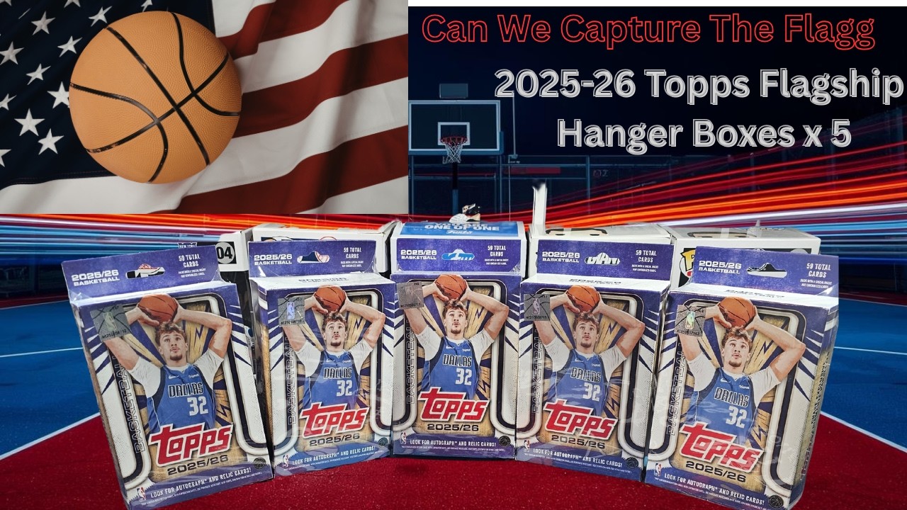 🔔Giveaway Announcement🔔 Can We Capture The Flagg🏳️🏳️ 2025-26 Topps NBA Flagship Hanger Boxes x 5