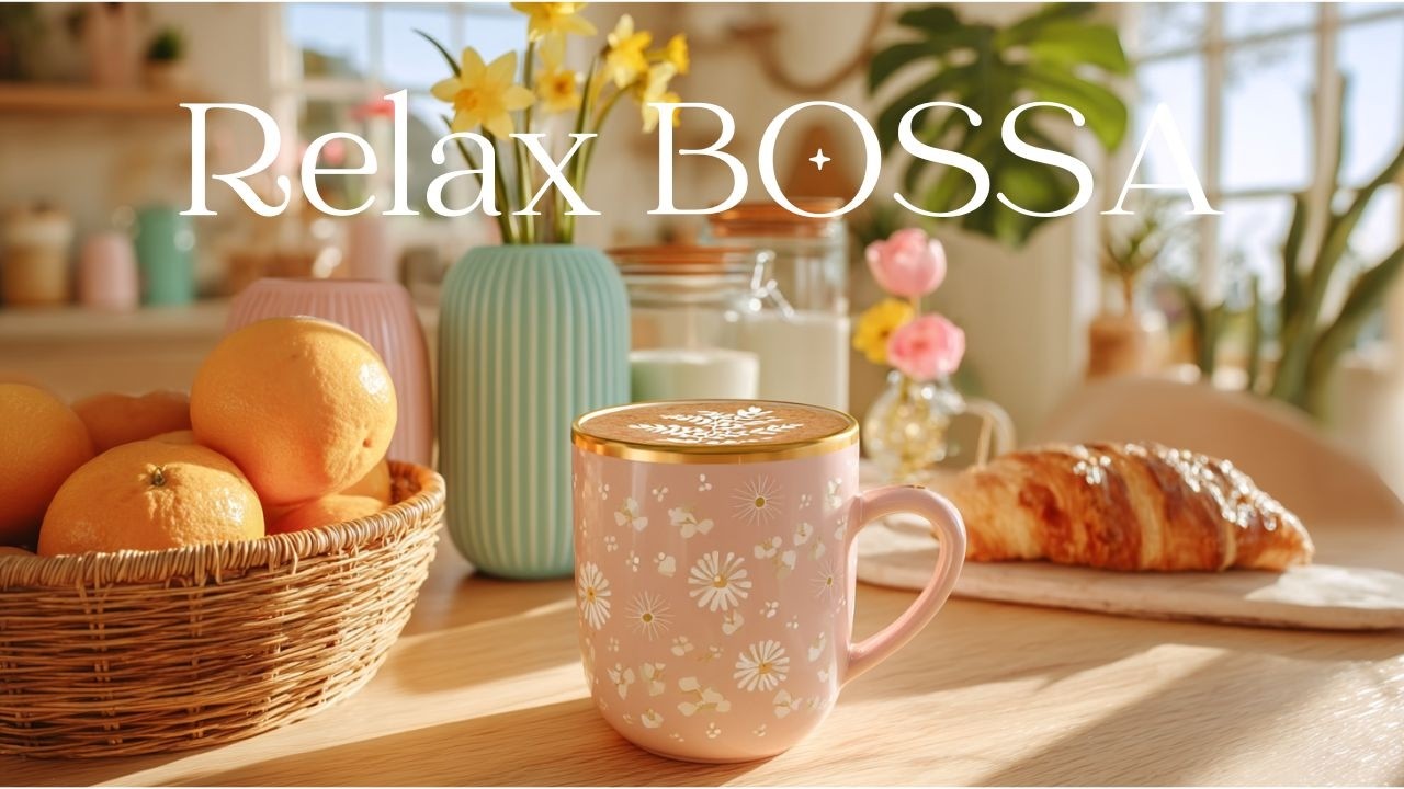 Sunny & Happy Cafe Music | Spring Bossa Nova Jazz for Study & Work
