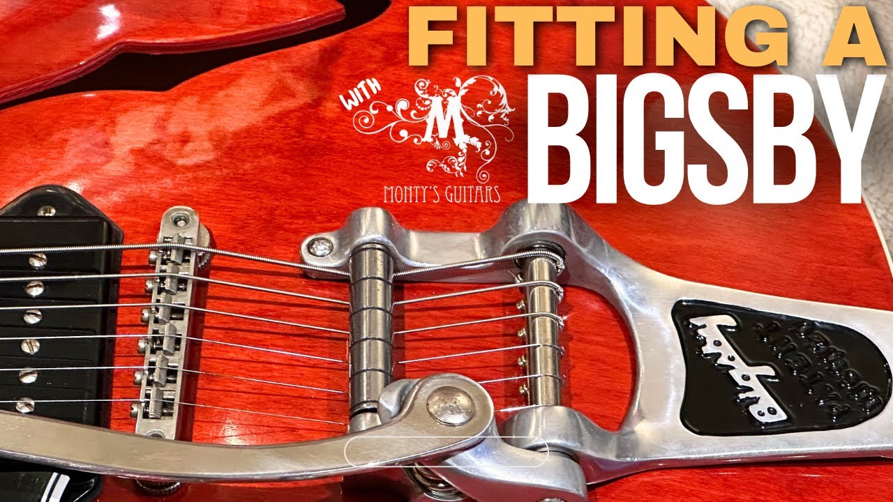 Fitting A Bigsby Tailpiece To My ES-330 (w/@Montysguitarsandpickups)