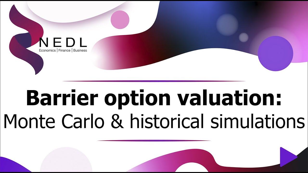 Barrier option valuation: Monte Carlo and historical simulations (Excel)