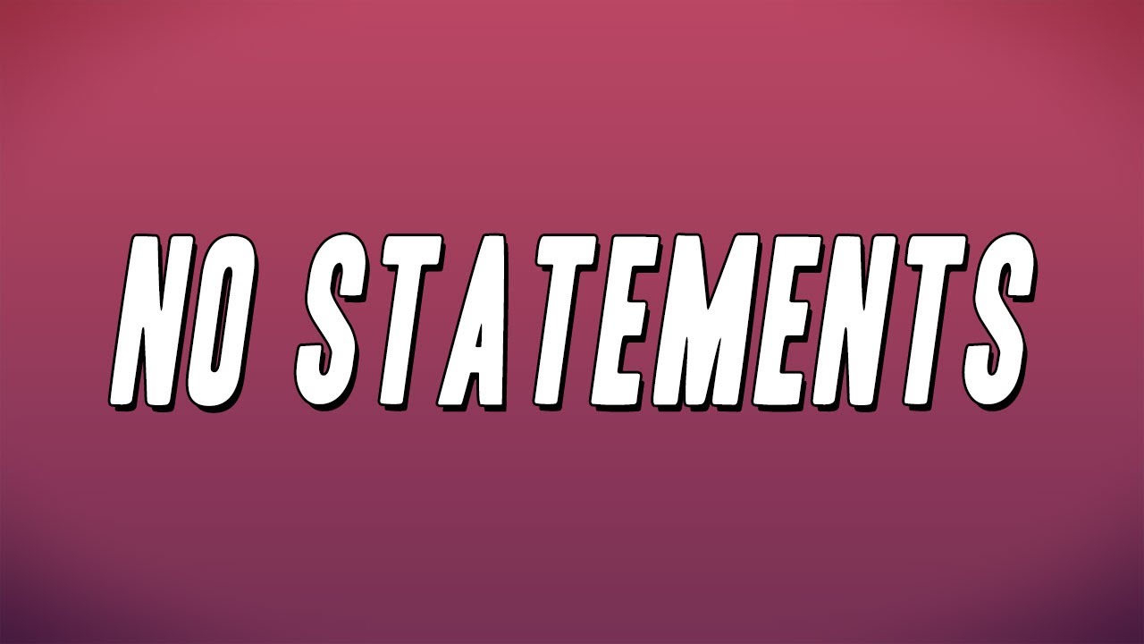 ScarLip - No Statements (Lyrics)