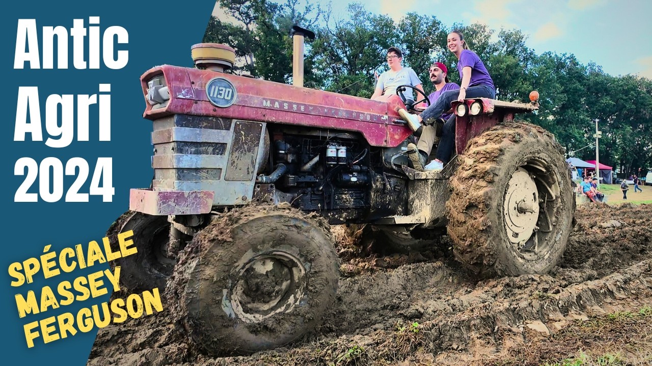 Expo ANTIC-AGRI 2024, des MASSEY FERGUSON partout ! [REPORTAGE] - Ep137
