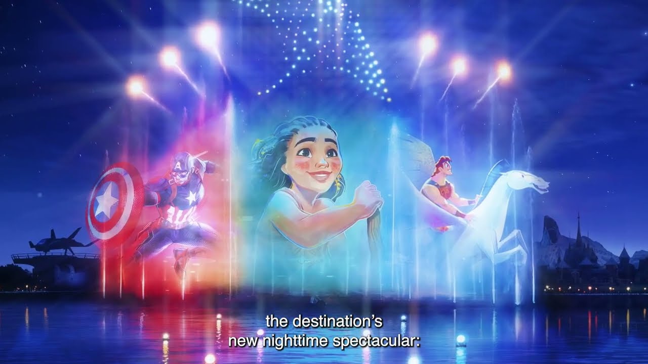 Disneyland Paris - Disney Adventure World World Of Frozen's new nighttime spectacular