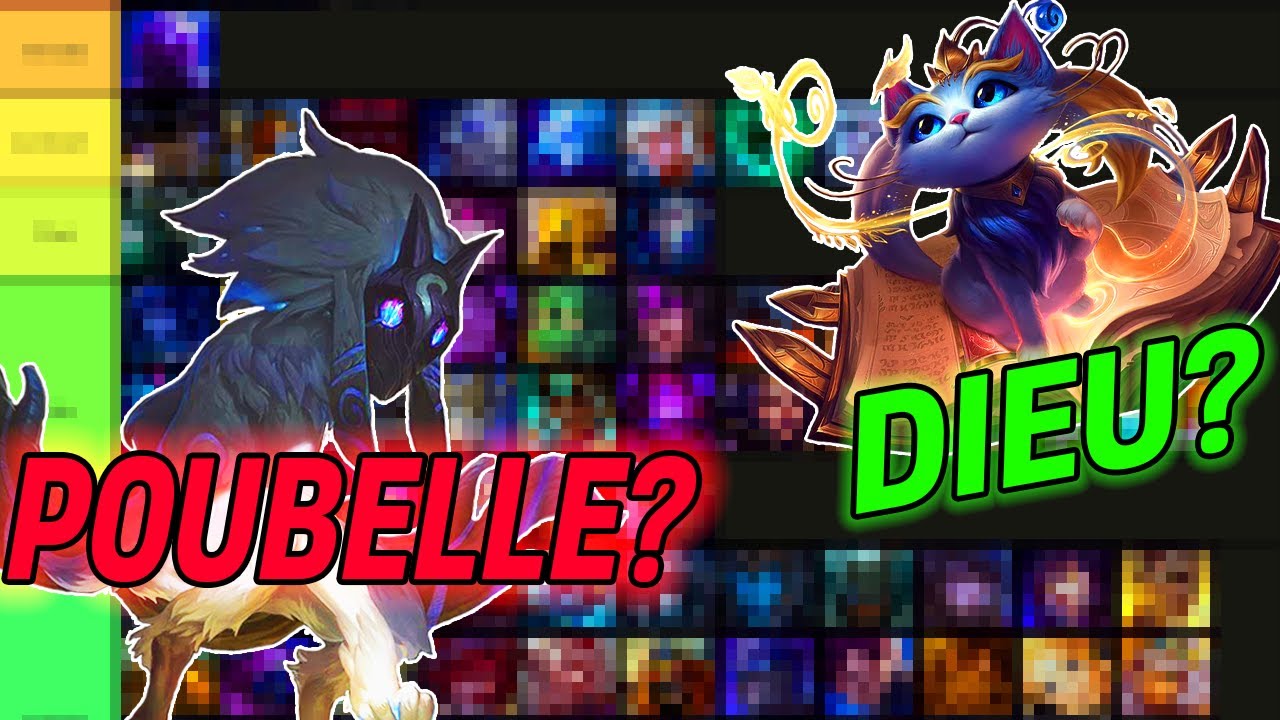 Tierlist de PUISSANCE des Champions de Runeterra  (PLEIN de Fun Facts sur vos personnages préférés!)