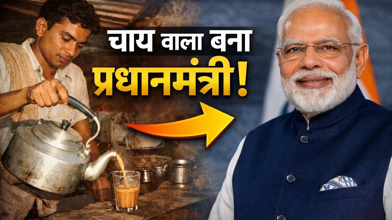 चाय बेचने वाले से भारत के प्रधानमंत्री तक | Narendra Modi ji ki  Life Story | Modi Biography 2026