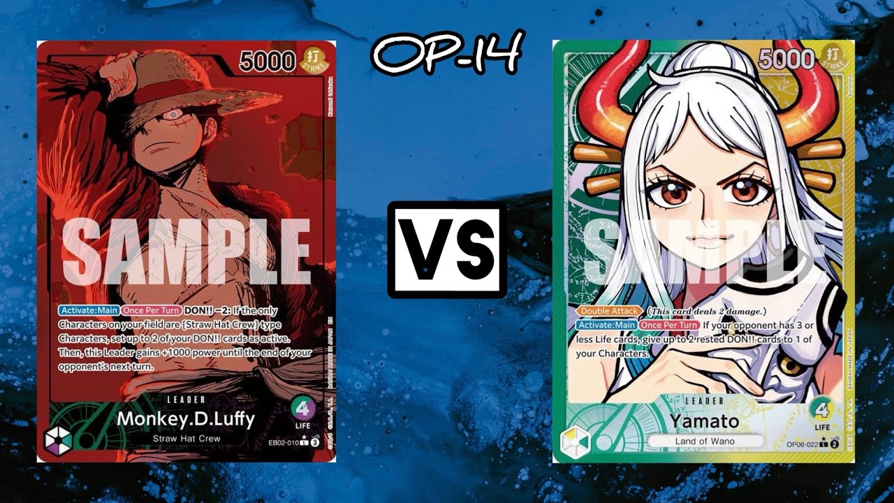 One piece TCG locals GP Luffy vs GY Yamato round 3