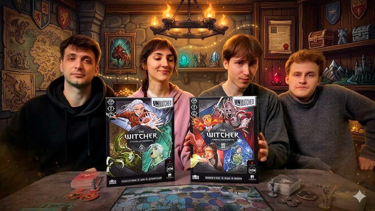 Unmatched. Ведьмак 🐺 играем 2x2