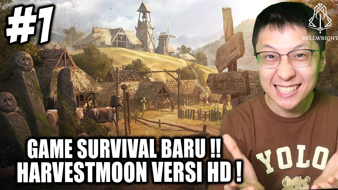 Game Survival BARU! Harvestmoon Versi HD!! Bisa Bangun Desa SENDIRI! - Bellwright Indonesia - Part 1