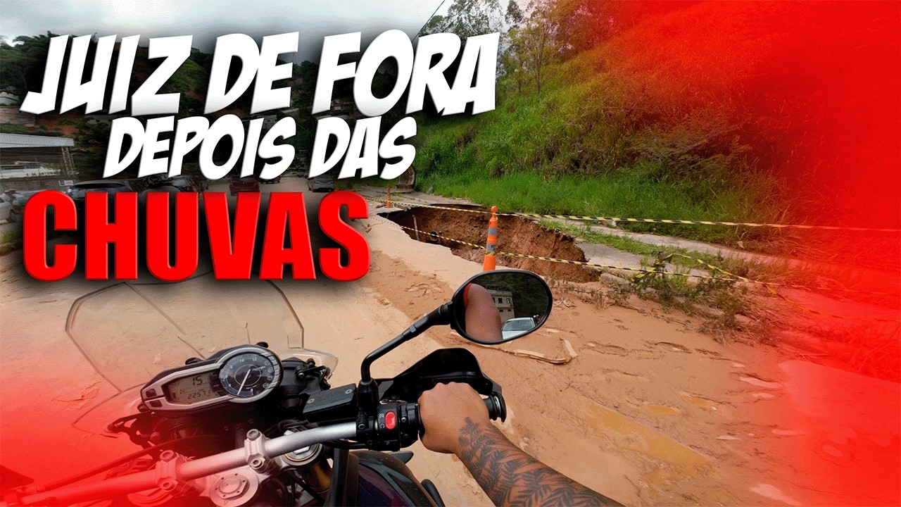 DESLIZAMENTOS EM JUIZ DE FORA - MOTOVLOG