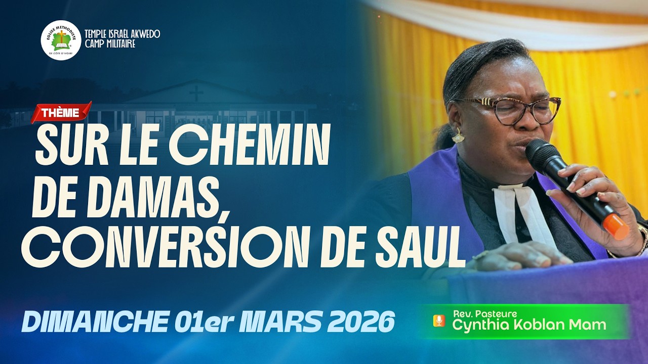 CULTE SPÉCIALE DU MOIS DE MARS - DIMANCHE 01er MARS 2026