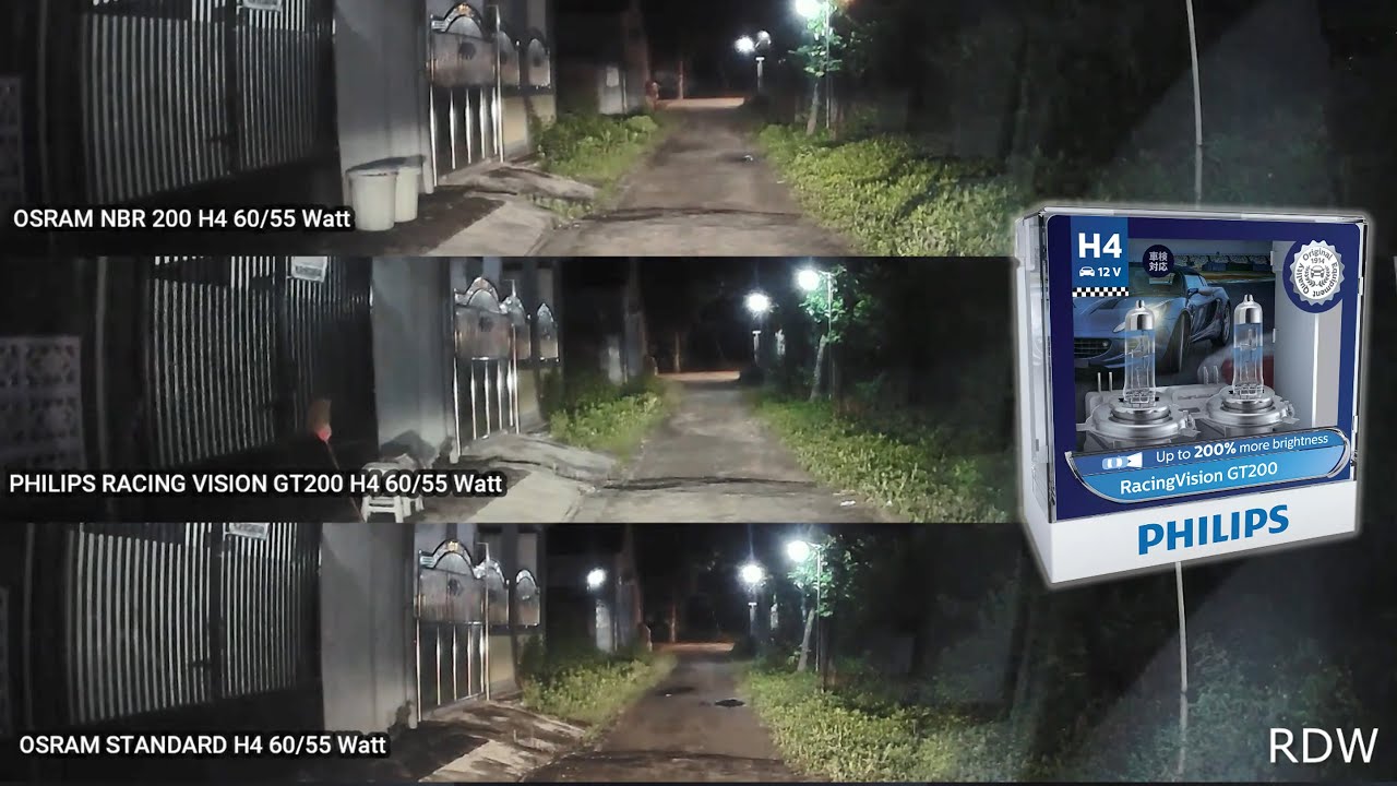 Review Lampu H4 Philips RacingVision GT200