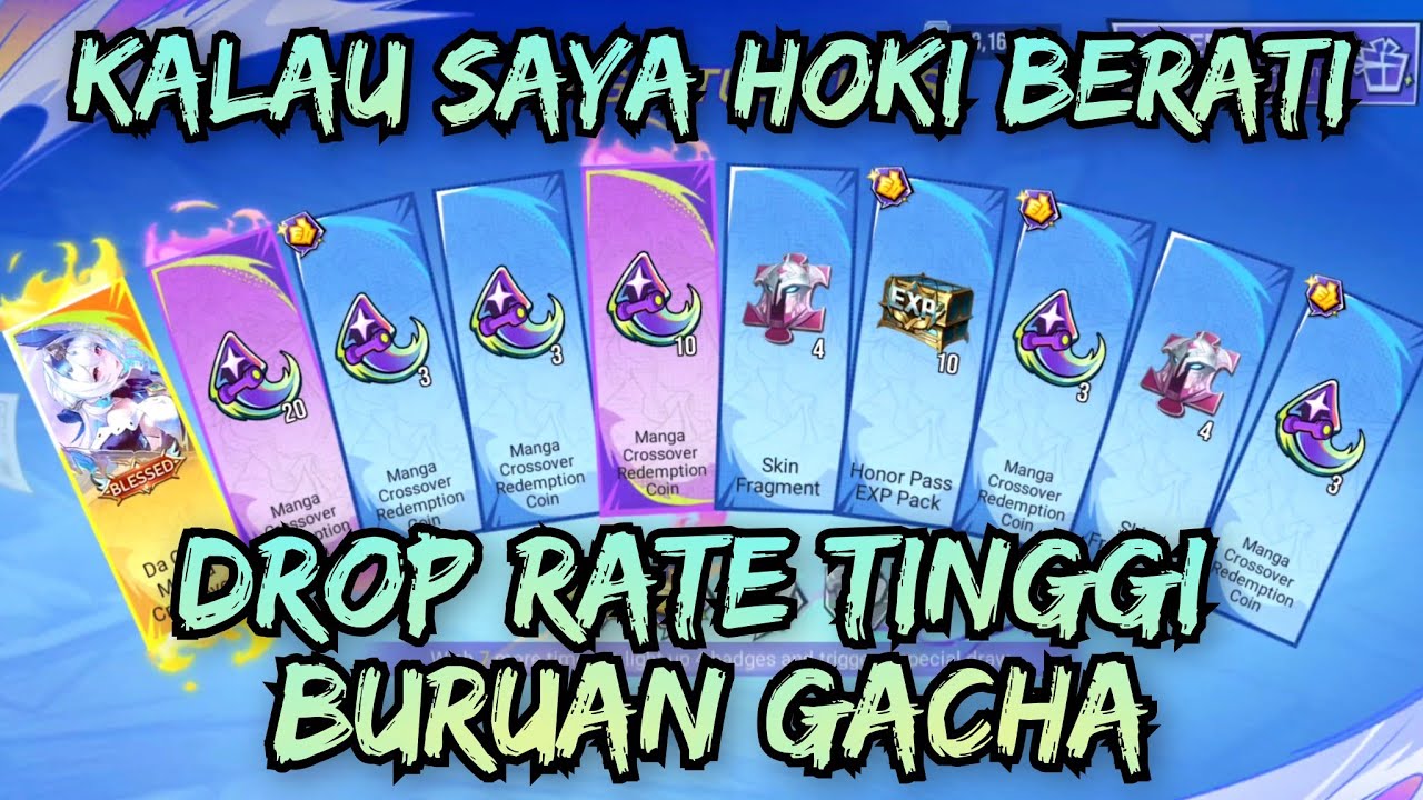 DROP RATE TINGGI!! GACHA SKIN SUN CE MANGA CROSSOVER HONOR OF KINGS GLOBAL