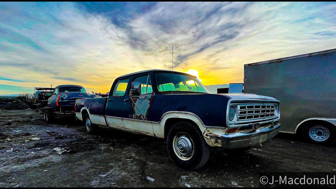 EP 33 SAVED! 1975 Dodge Crew cab part 2 plus a  road trip to save a 53 Plymouth Savoy