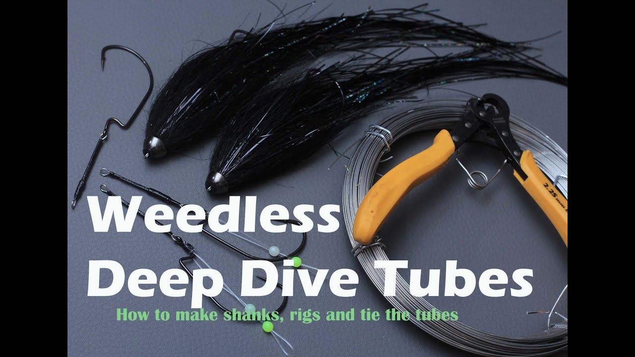 Трубчатая мушка Weedless Deep Dive для ловли щуки