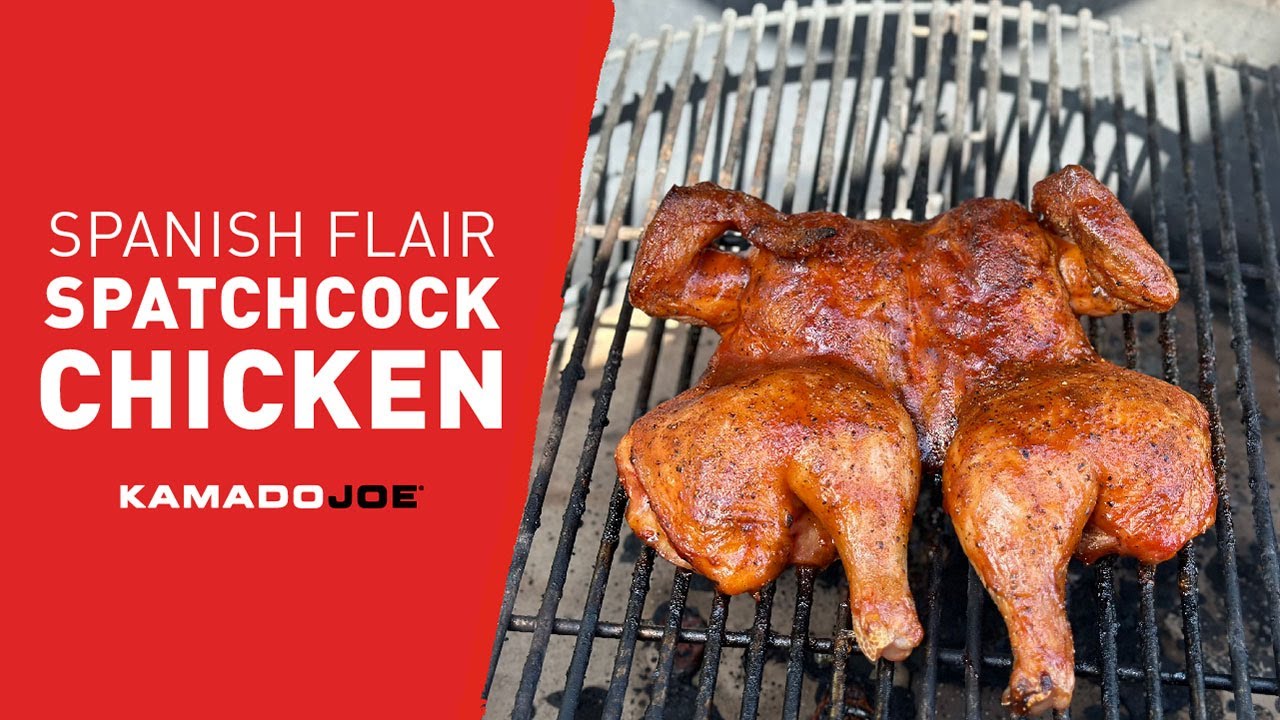 Spanish Flair Spatchcock Chicken | Kamado Joe Recipe