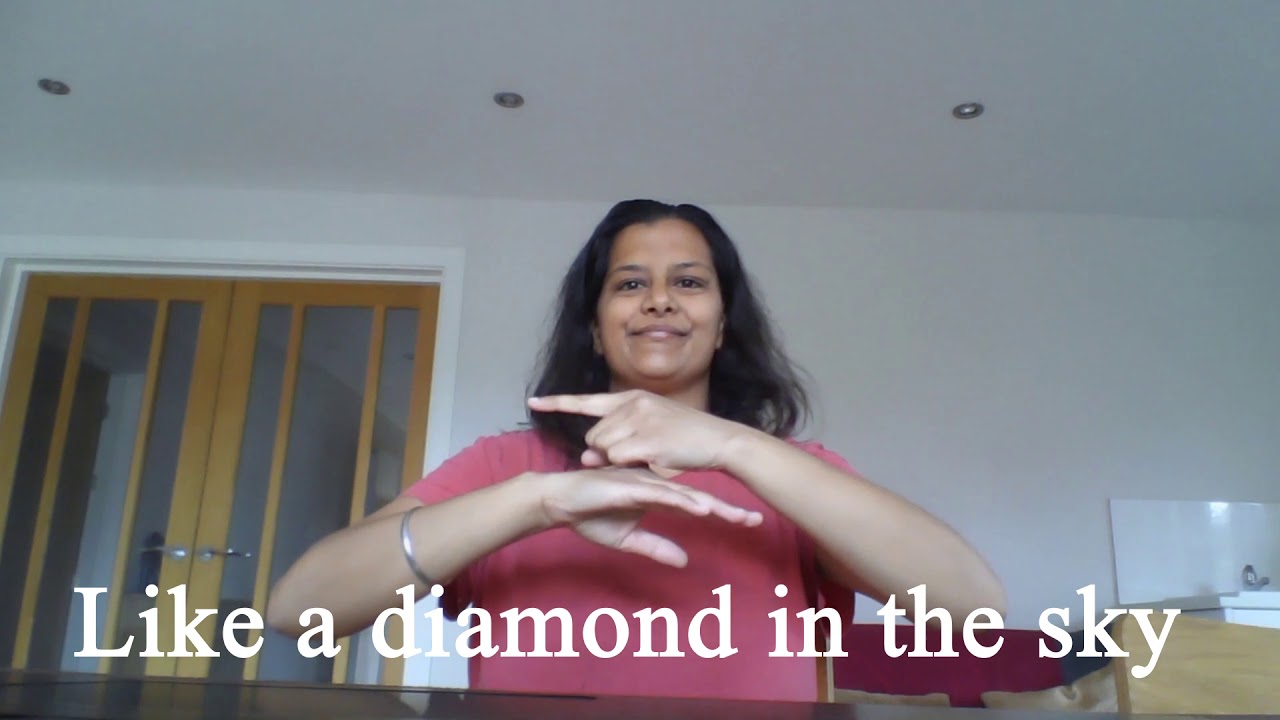Makaton; Twinkle Twinkle Little Star! Signed by Sabirah!