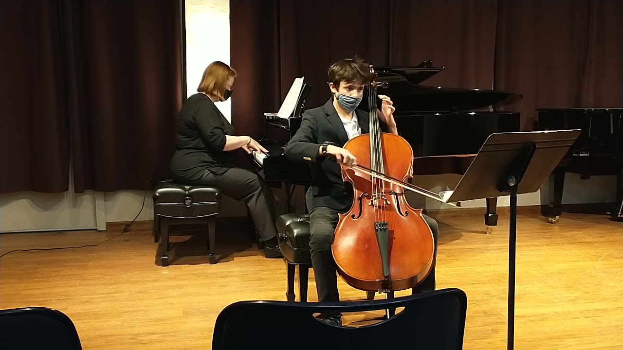 Connor Tenold performs Sonata in C Major by J.B. Breval- Allegro and Rondo grazioso