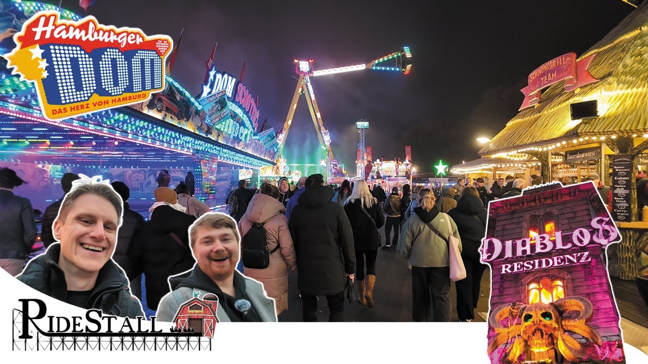 Winterdom Hamburg 2025 - der schönste DOM des Jahres mit Premieren & Comedian Johannes Floehr | VLog