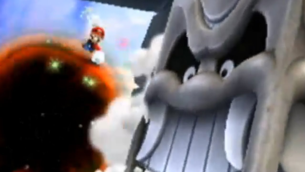 Super Mario Galaxy 2 - Stone Cyclone Galaxy without slowing down time