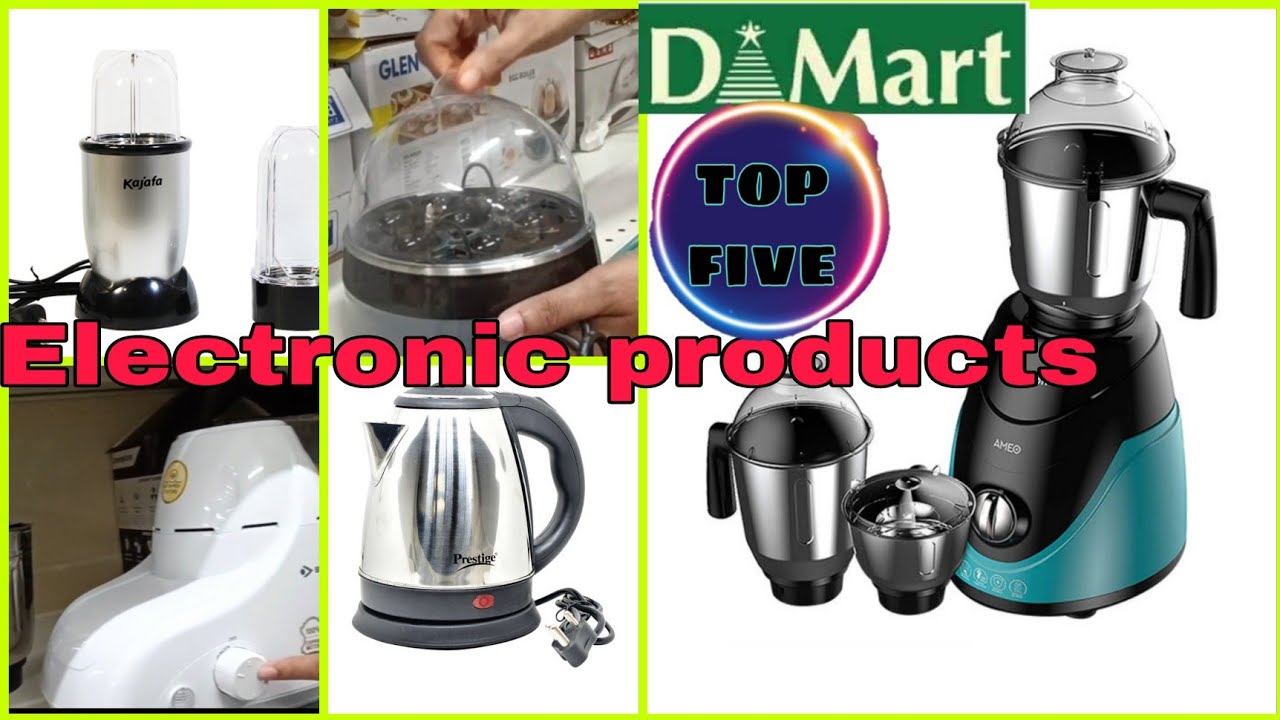 DMART|| Top 5 Electronic Products at Dmart|| Variety of kitchen products and appliances||Dmart Tour|