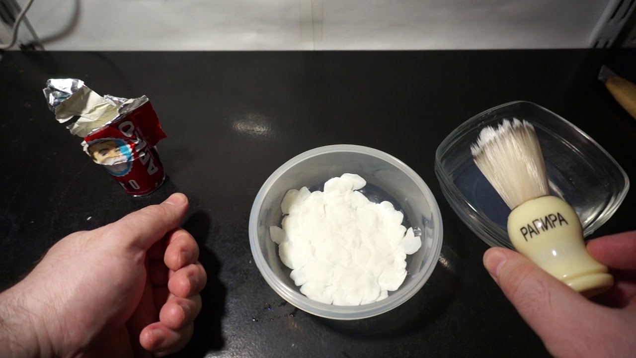 Взбиваем пену из мыла ARKO!Whisk the foam from ARKO soap!