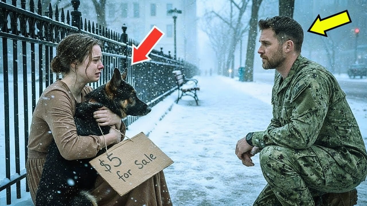 “Señor, ¿puede comprar el perro policía de mi papá” — ¡Lo que hizo el oficial a continuación lo...