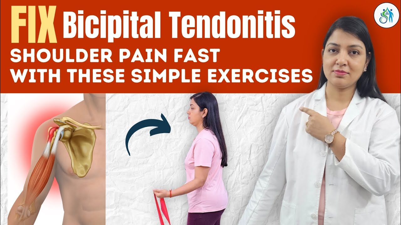 Fix Bicipital Tendonitis Shoulder Pain FAST with these simple exercises!