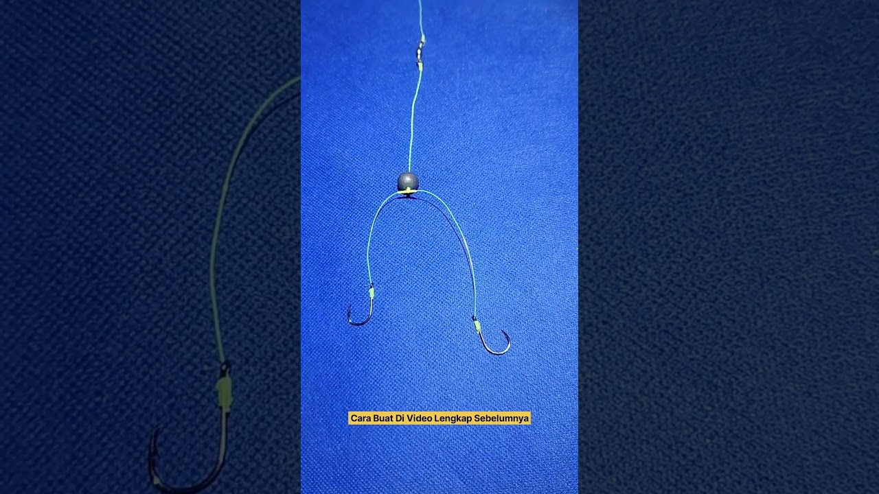 Rangkaian Pancing Dasaran Lele 2 kail | Fishing Knot Tutorial