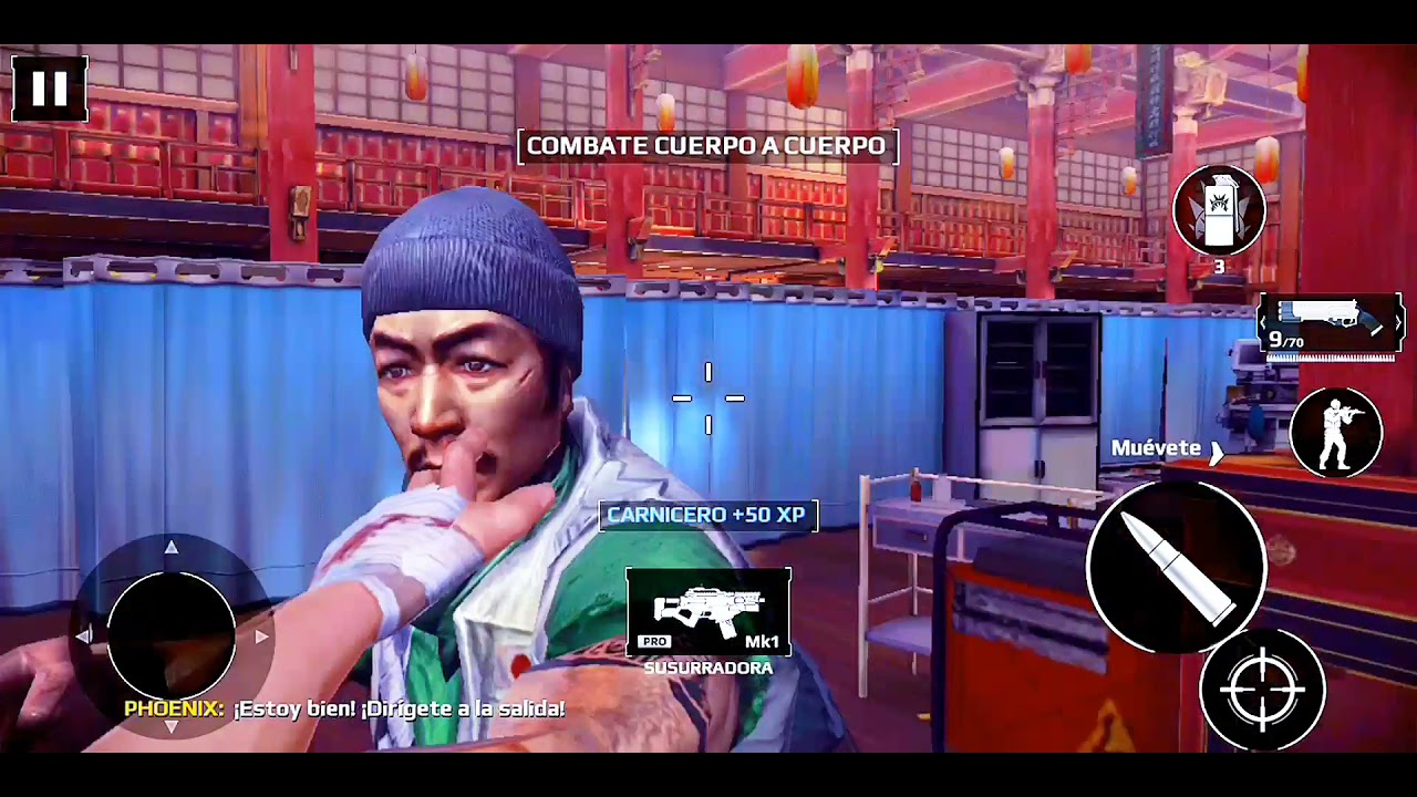 La Mejor Misión Para Hacer Bajas Cuerpo A Cuerpo En Modern Combat 5 [M1]