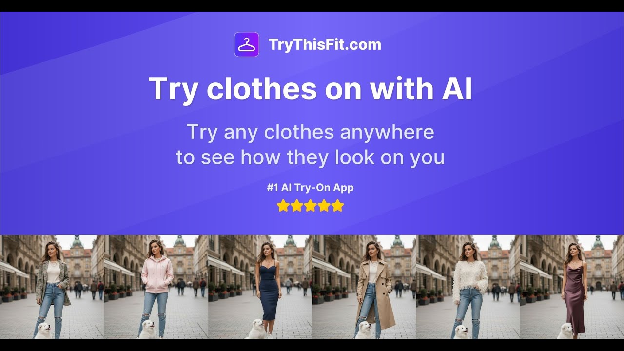Virtual Try-On with AI | TryThisFit.com Demo (Website & Chrome Extension)