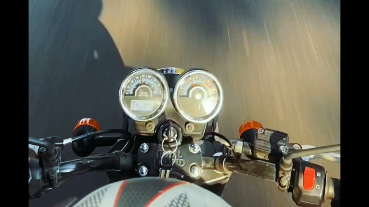 Thunderbird X350 sound at 100 KM/H | Royal Enfield thunderbird X350. |Silencer sound. Throttle sound