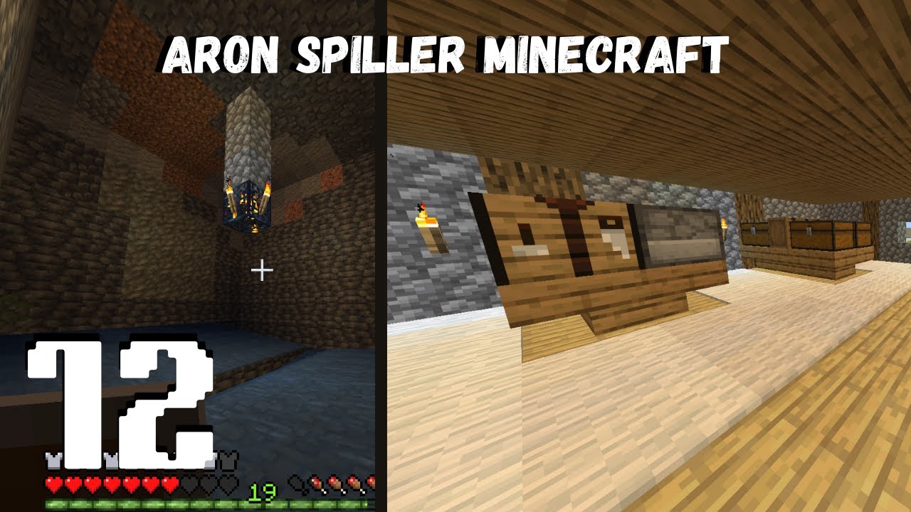 Mob spawner og dekorering | Aron Spiller Minecraft Ep 12
