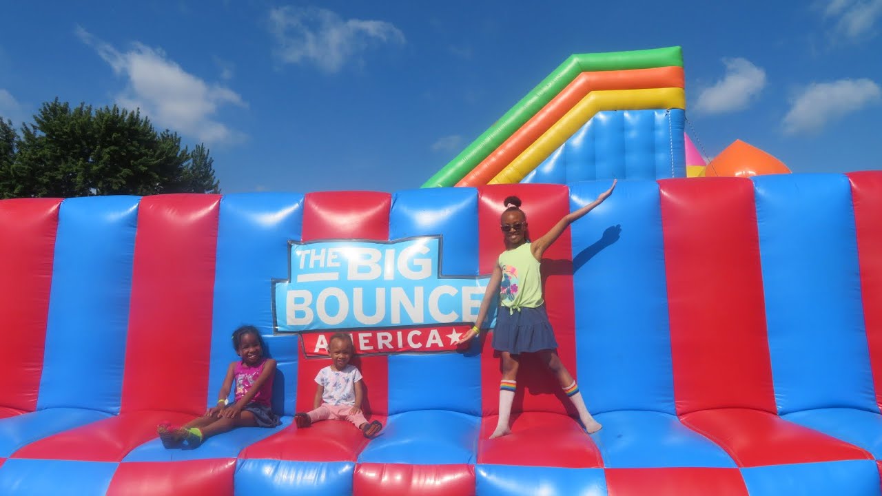 THE BIG BOUNCE AMERICA -World's Biggest Touring Inflatable Theme Park Detroit Michigan 2022