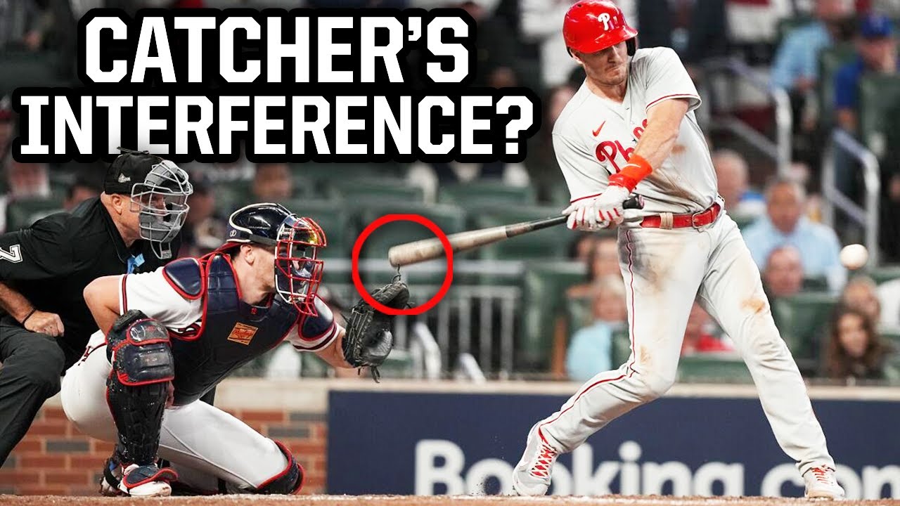 Catcher's interference that you can hear and barely see, a breakdown