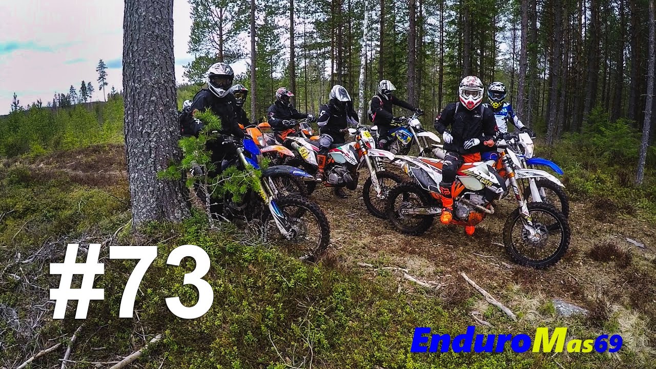 Enduro L&aring;ngtur i Dalarna 23april 2016. EnduroMas69 #73