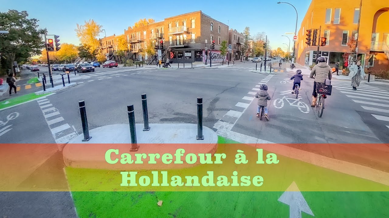 Bellechasse et Christophe-Colomb (Montréal) - Carrefour à la Hollandaise