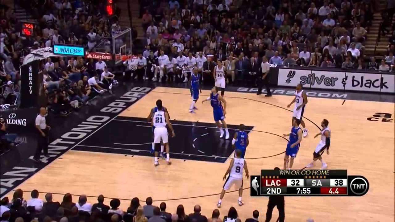 Marco Belinelli 7 triple Clippers@Spurs Gara-6 30 Aprile 2015