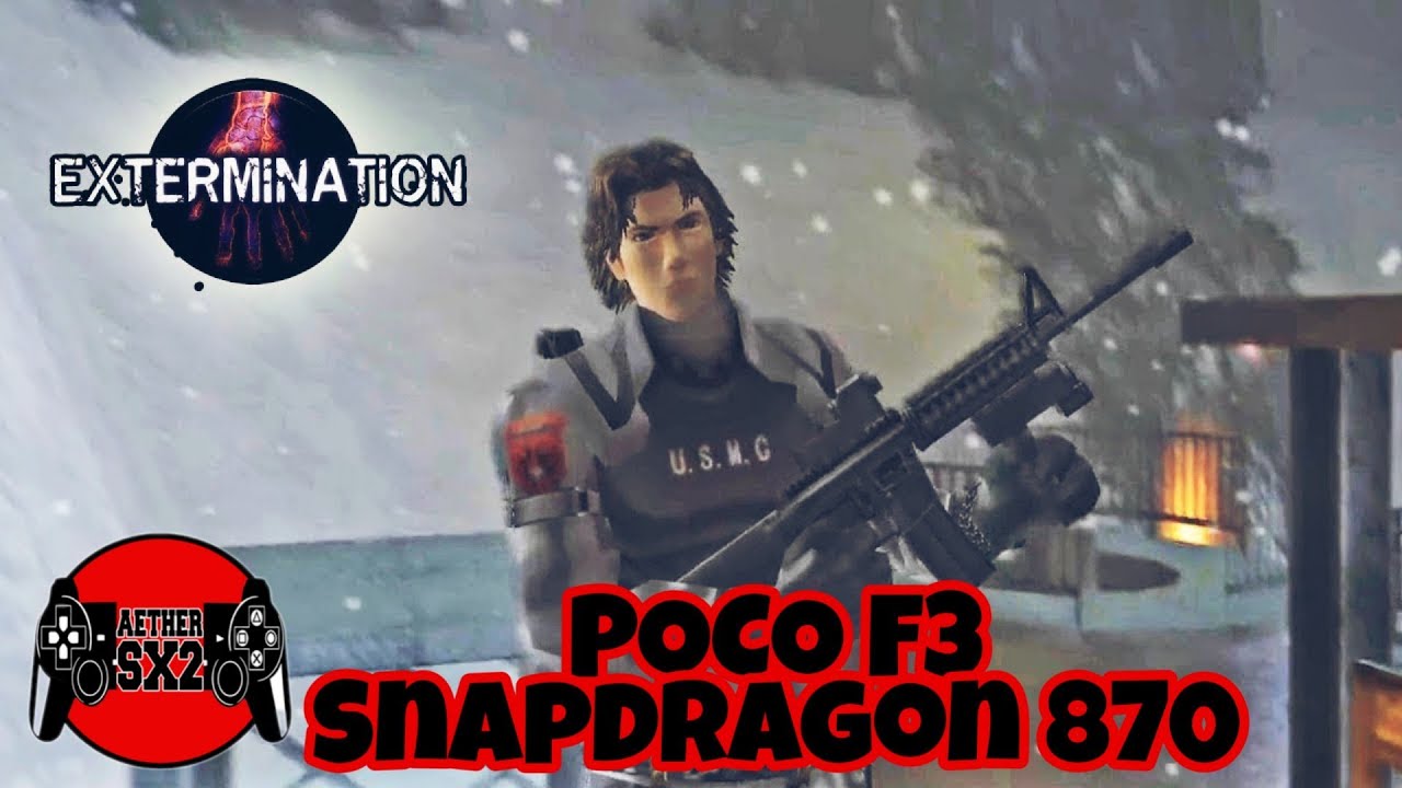 AetherSX2 - Best PS2 Emulator , Extermination, геймплей на POCO F3.