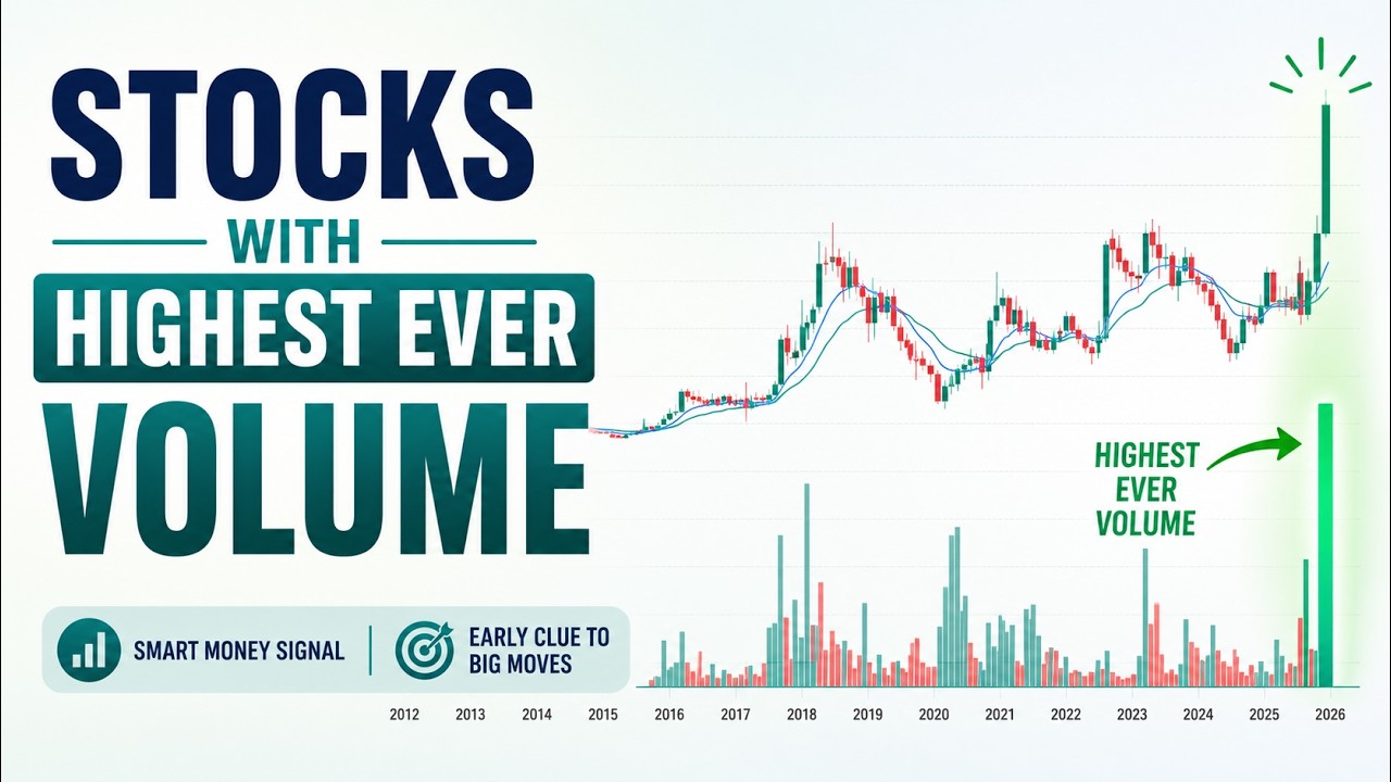 STOCKS WITH HIGHEST EVER VOLUME | SMART MONEY CLUE
