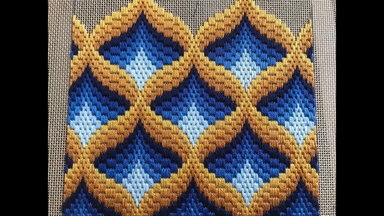 Time lapse Bargello design