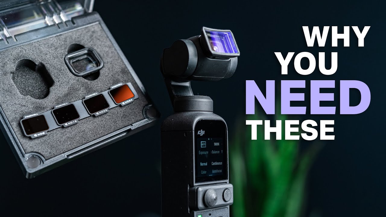 DJI Pocket 2 Anamorphic Lens, Wide Angle Lens & ND Filters by Freewell