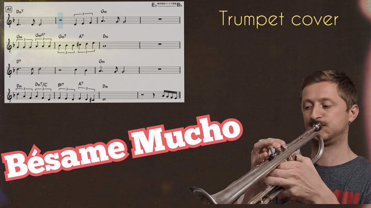 Bésame Mucho .Trumpet cover.Play with me