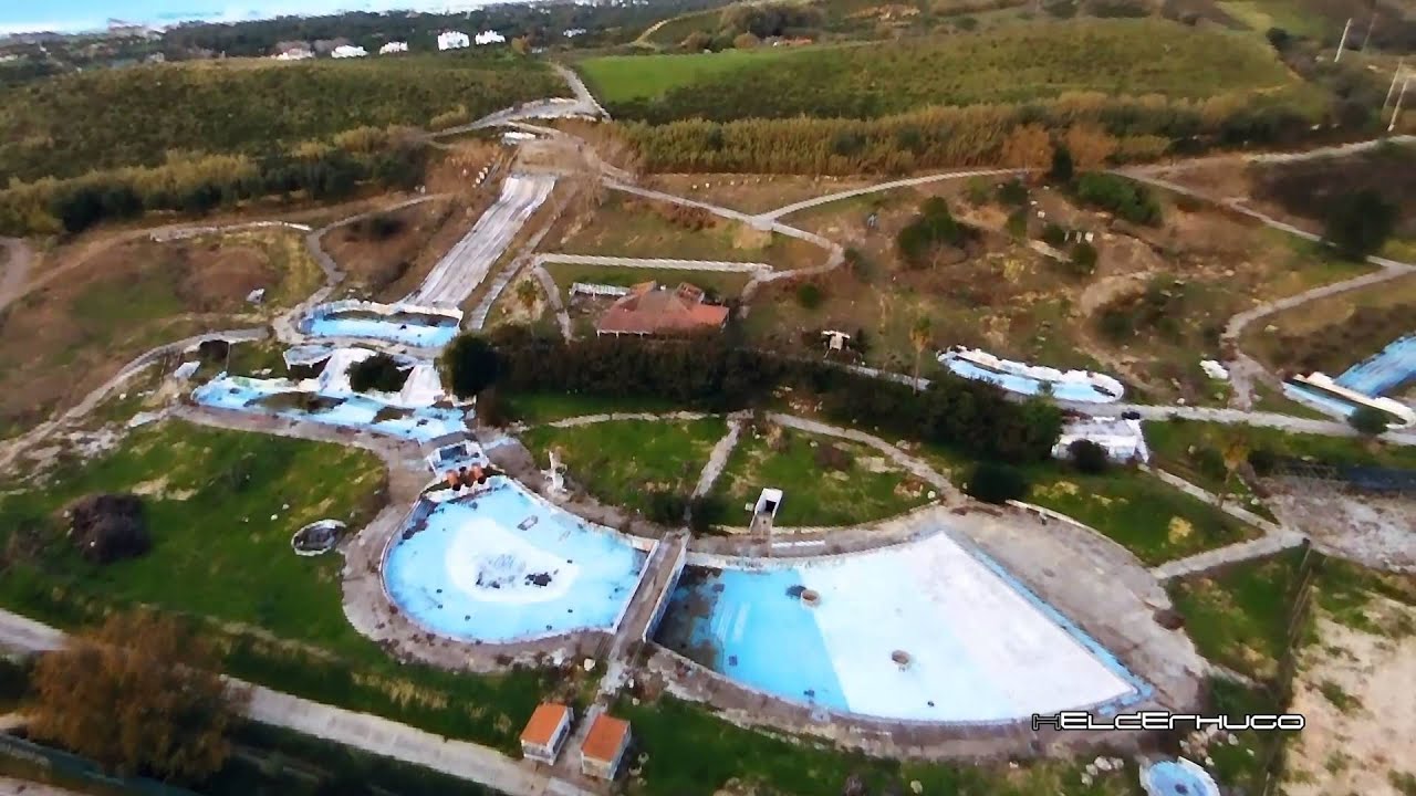Vista aérea ONDAPARQUE Costa da Caparica Novembro 2015 (Parrot Bebop)