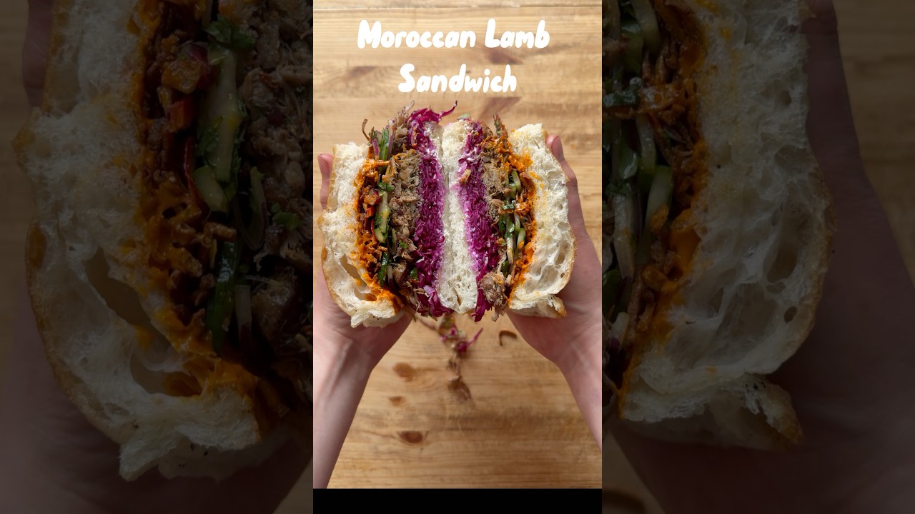 Moroccan Lamb Sandwich / Episode 7 of the Sandwich Series