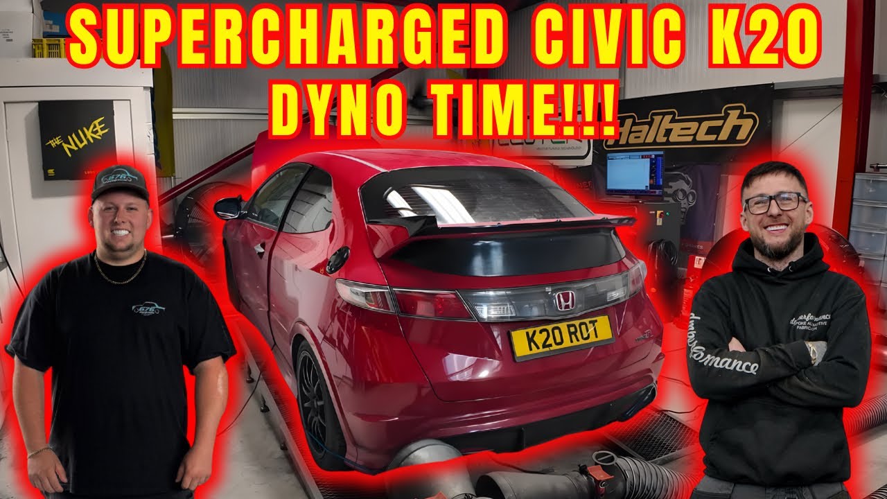 K20 SUPERCHARGED FN2 FINALLY HITS THE DYNO! DID IT MAKE THE POWER?! 🔥🤯