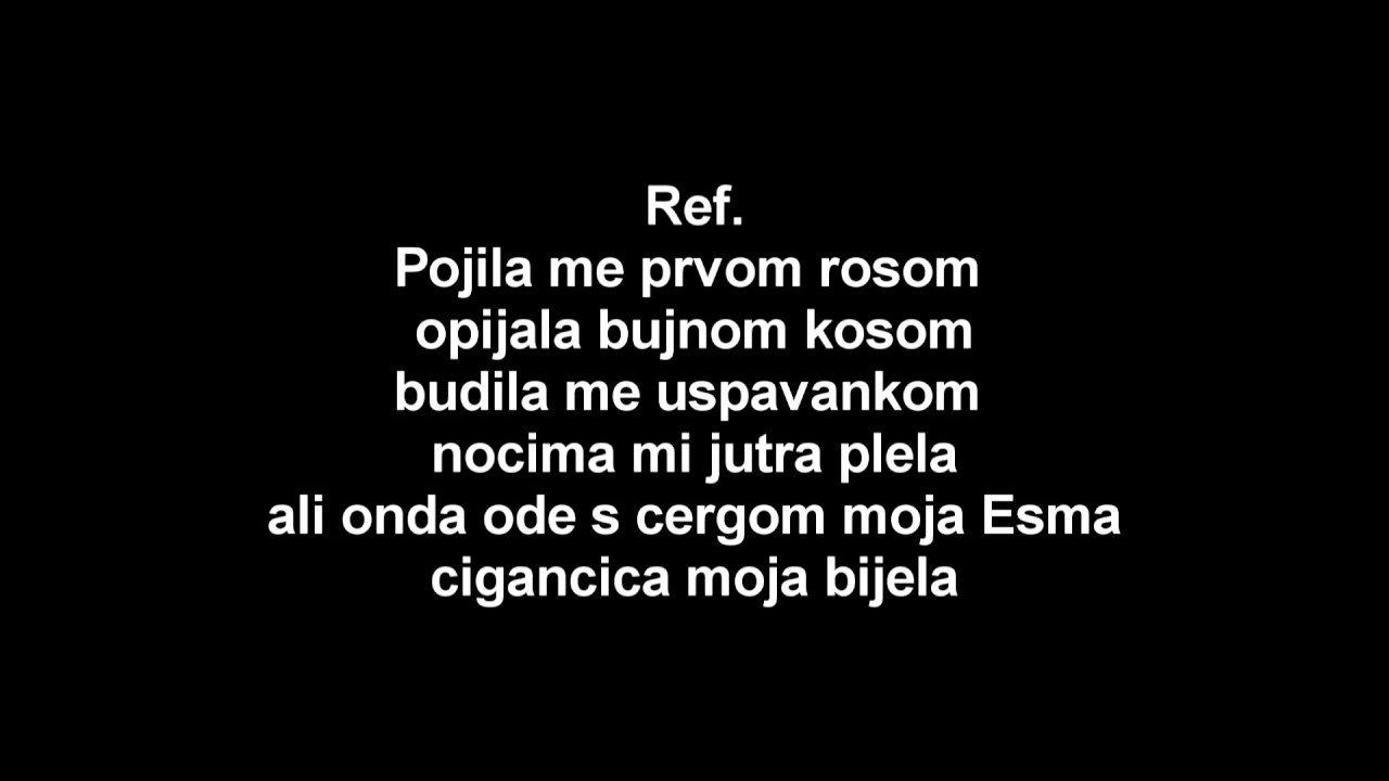 Dado Polumenta & Aleksandar Domic - Esma Lyrics