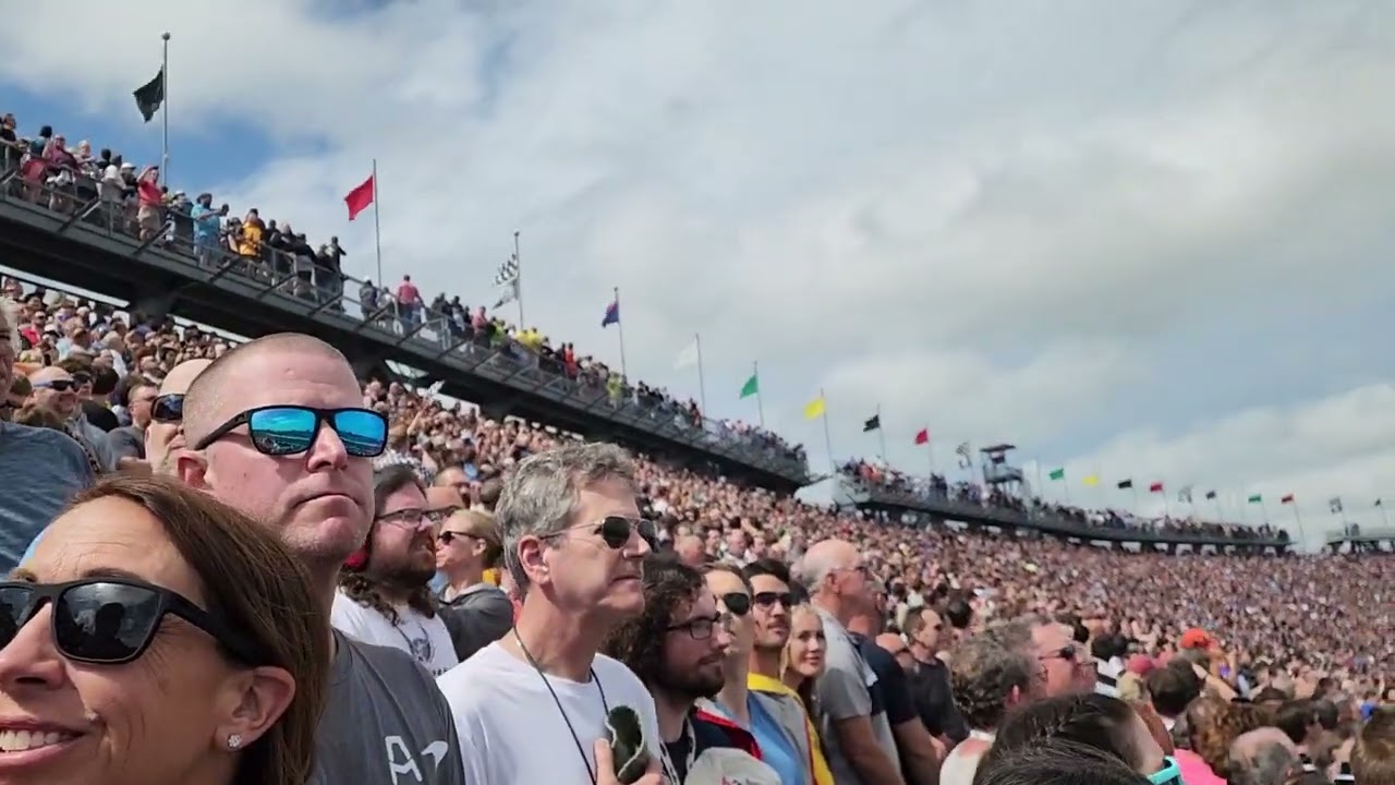 2024 Indy 500 flyover.  Thunderbirds